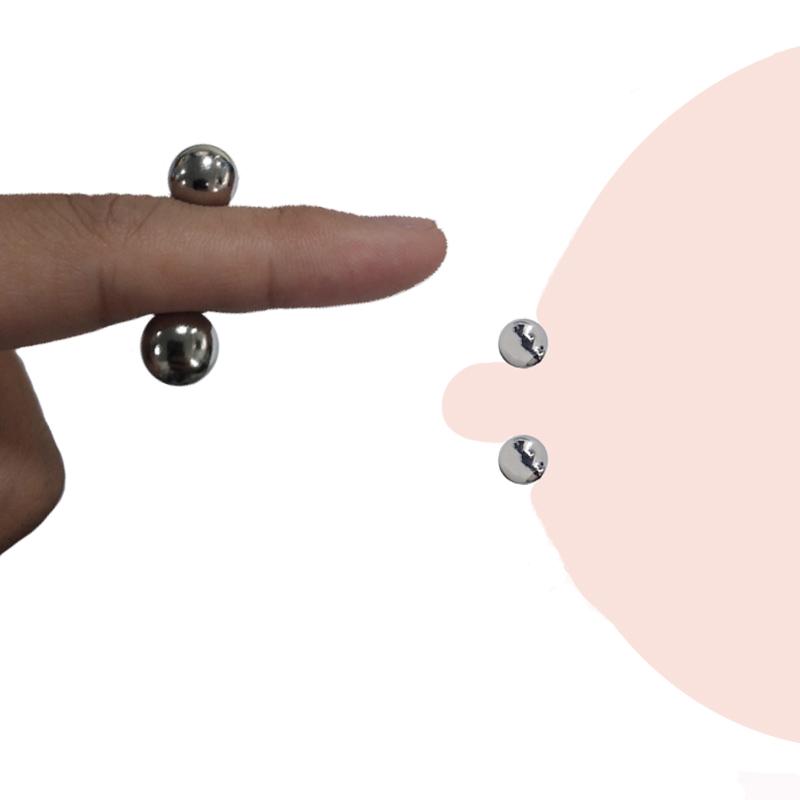 Ultra Powerful Magnetic Orbs Nipple Clamps Strong Magnetic Vagina Clitoris Stimulator Adult Sex Toy