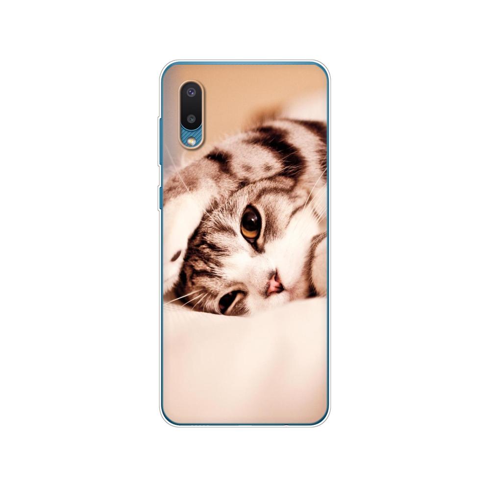 For Samsung A02 M02 Cover Soft Silicon Tpu Phone Back Case For Samsung Galaxy A02 Galaxy M02 SM-A022G A022 Bumper 6.5inch Flower