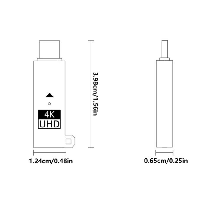 Fast Speed USB C Adapters Blocks PC Sleep Mode Delivers Clear 4K Resolution Video