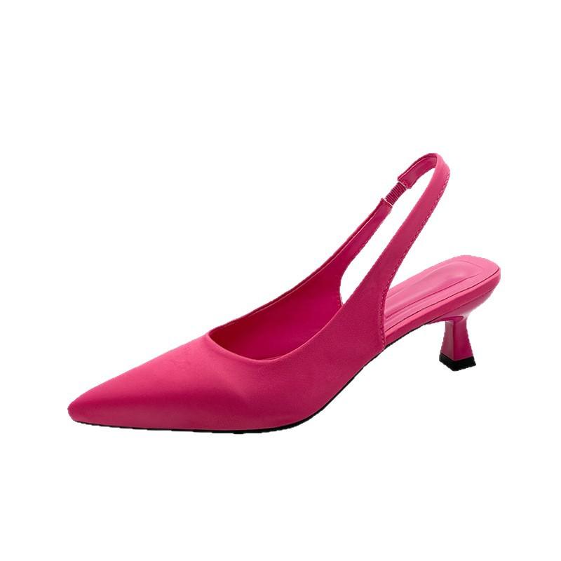 New Pointed-toe High Heels for Women Narrow-heeled Flip-flops and Shallow-mouthed Single Shoes