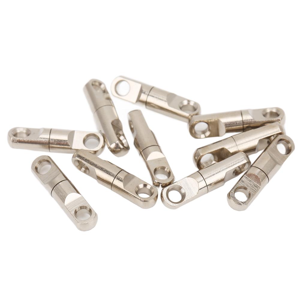 10 Stück Wirbel Angeln Langlebig Einfaches Design Hochfest Drehbar Angelzubehör für Angeln