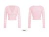 Y2K Sexy Deep V Cutout Lace Pullover - Spring/Summer 2025 Women's Top, European & American Sweet and Spicy Style
