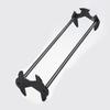 1/2Pcs Sink Wrench Long Pole Labor-Saving Design 6 in 1 Double-Head Faucet Wrench High-Strength Carbon Steel Multifunctional Plumbing Tool