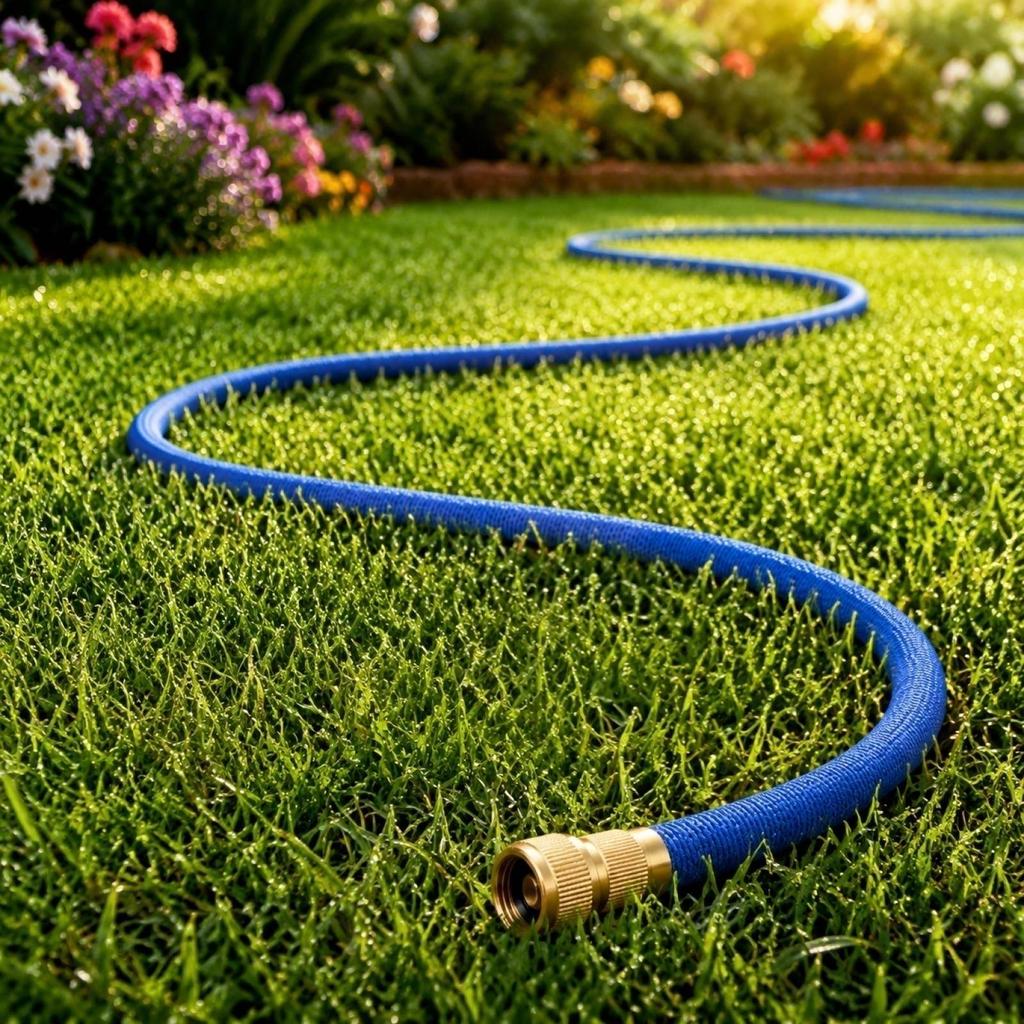 Expandable Garden Hose 2.5m To 7.5m with Spray Nozzle for Outdoor Watering and Cleaning