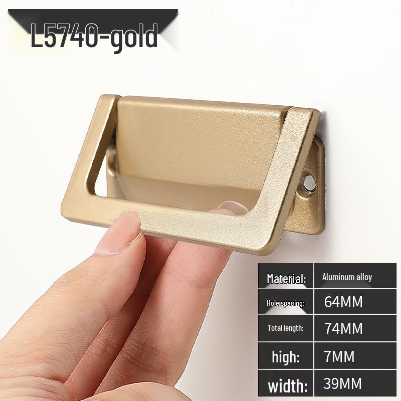 Moderner europäischer Stil, unsichtbarer Schrankgriff ohne Bohren