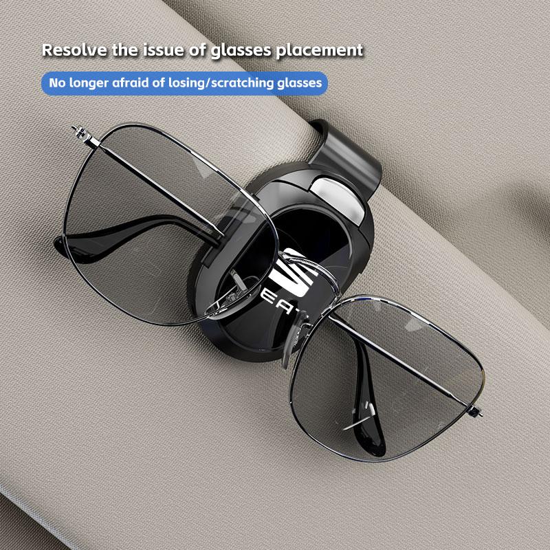 AAFH1 Car Glasses Clip Sun Visor Hanger Clip Ticket Card Clips For Seat Leon Ibiza Alhambra Exeo Altea Arona Mii IBL Car Accessories