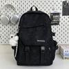 Schoolbag Cool Feeling Dark Gradual Change Star Backpack Korean Version Tooling Style College Student Couple Leisure Travel Backpack