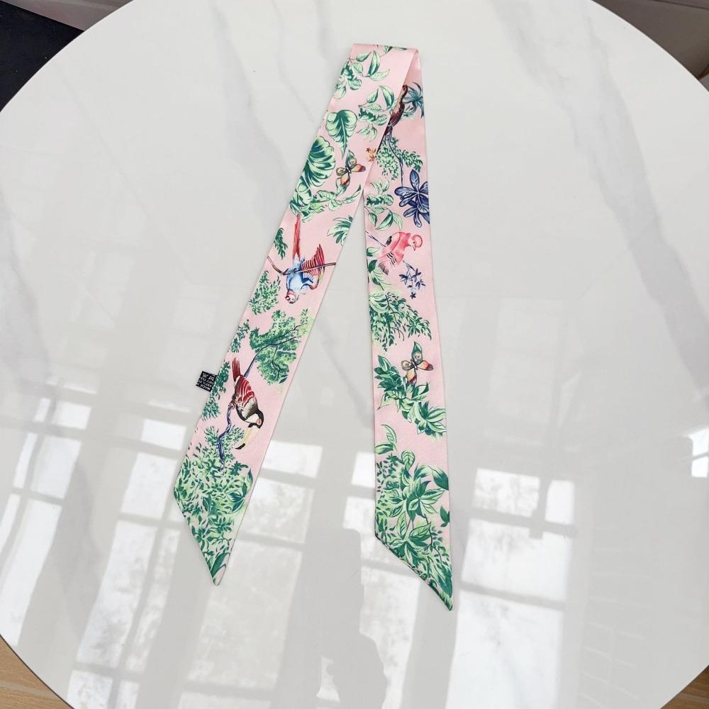Silk Material Women Scarf Narrow Long Neck Scarves Fashion Neck Strap  Women Accessories
