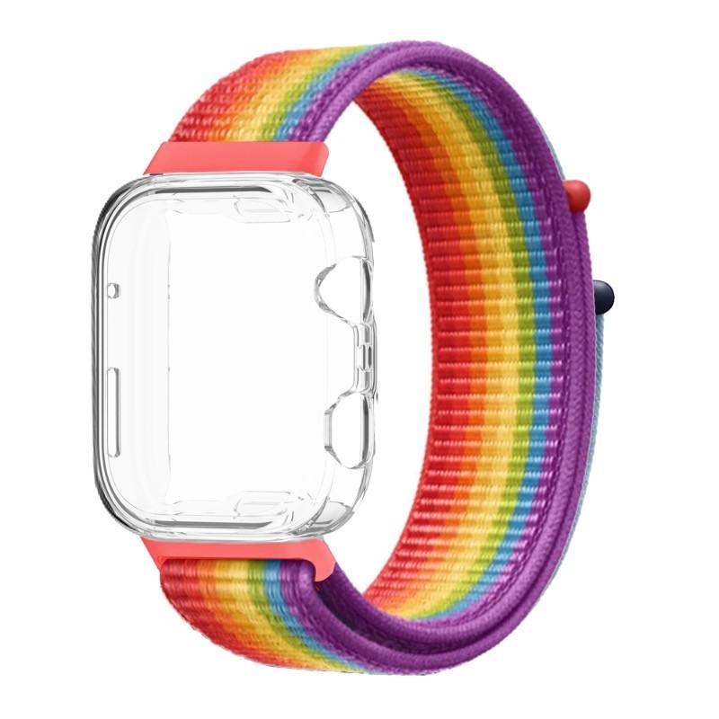 Nylon Loop Strap Sport Wristband with TPU Case Cover For Huawei Watch Fit 4 Fit4 Pro Fit 3