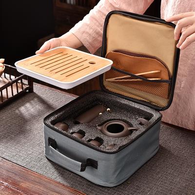 Raw Ore Portable Purple Sand Travel Tea Set Custom Gifts Business Event Gifts