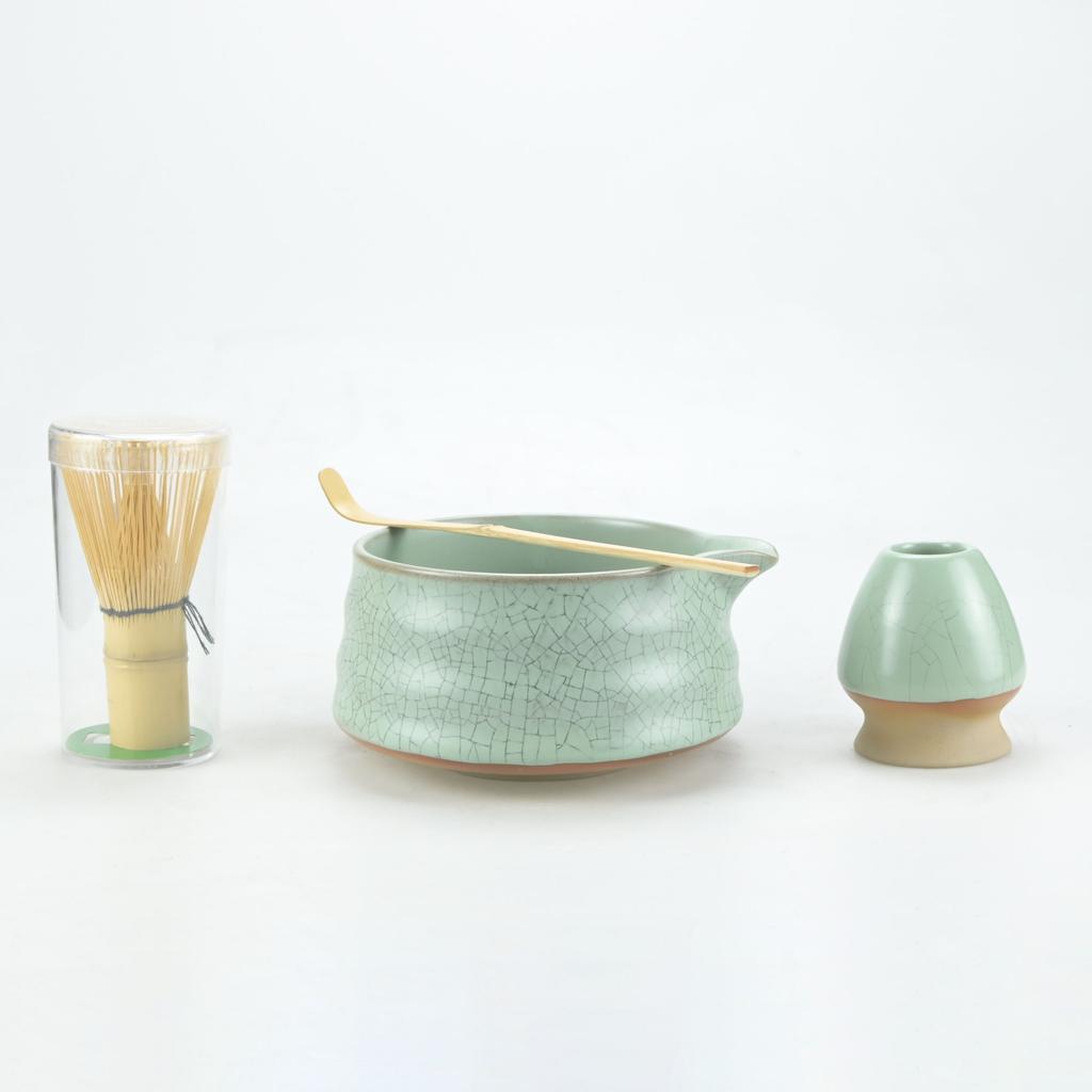 2pcs/4pcs/5pcs/set Premium Matcha Tea Set With Bamboo Whisk, Bowl, Scoop & Holder-Complete Matcha Making Kit For Traditional Tea