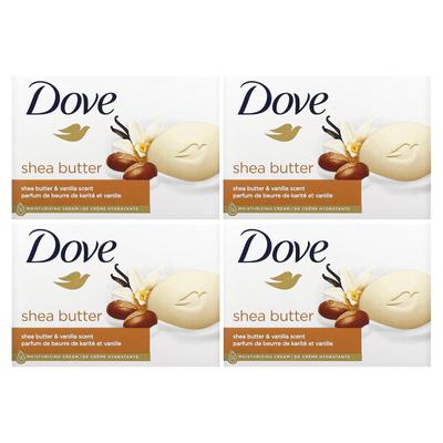 Beauty Bar Soap, Shea Butter & Vanilla, 2 Pack, 106G (3.75Oz) Each