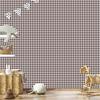 Geometric rhombus wallpaper gray and red 50x1000