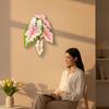 Layered Leaf Decorative Wall Clock Medium Size for Living Room, Bedroom