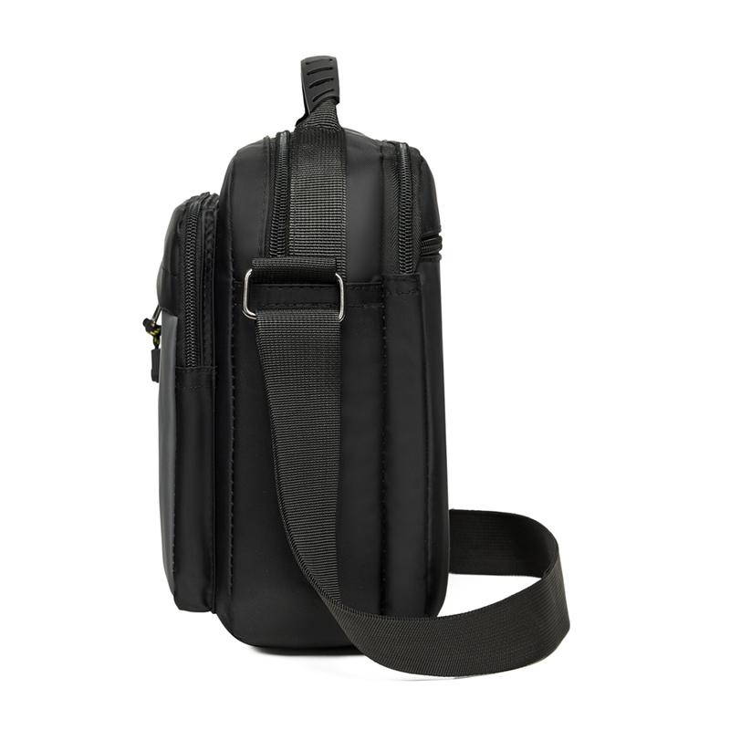 Fashionable Multifunctional Crossbody Bag Men's Shoulder Bag Multi-pocket Messenger Bag with Adjustable Shoulder Straps