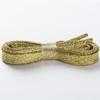 Shiny Gold Glitter Flat Cute Unisex Performance Sneakers, Fashion Skate Shoes, Lace-Up, Versatile, Korean Style