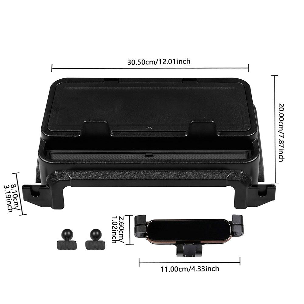 For Suzuki Jimny 2018-2025 Dashboard Screen Storage Box ABS Anti Scratch Interior Decor Practical Organizer Auto Accessories