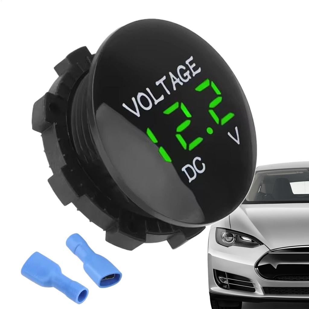 Car Voltmeter, Voltage Digital Display Monitor, Meter - 12 Volt