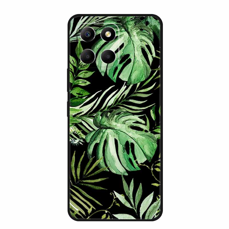 Cartoon Case For Honor X7c X8c X8b X5b Plus Play 9A X6b X6c Phone Case X 8 7 6 C Coque Cute Cat Black Silicone Soft Back Cover