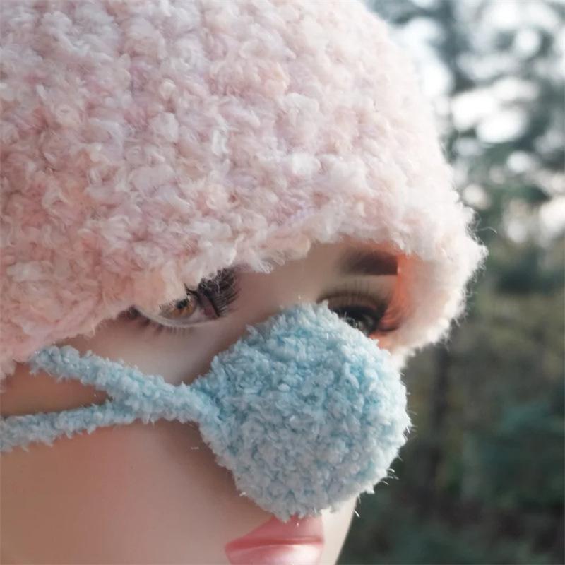 New Handmade Woven Nose Cover Warm Creative Gift Warm Windproof Loving Nose Mask