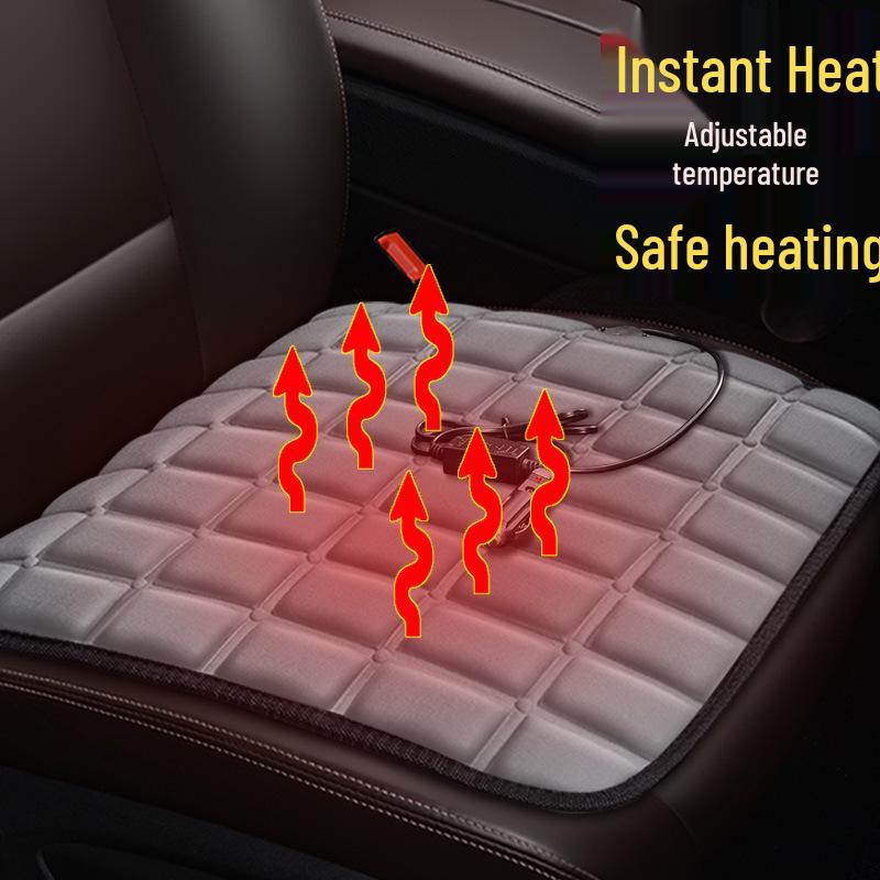 Four-Season Heated Car Seat Cushion Set: Interior Accessories for Comfort