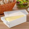 1Pc Butter Dish with Cover Butter Fresh-keeping Box with Cutter Slicer Countertop Butter Box for Home Cheese Storage Box