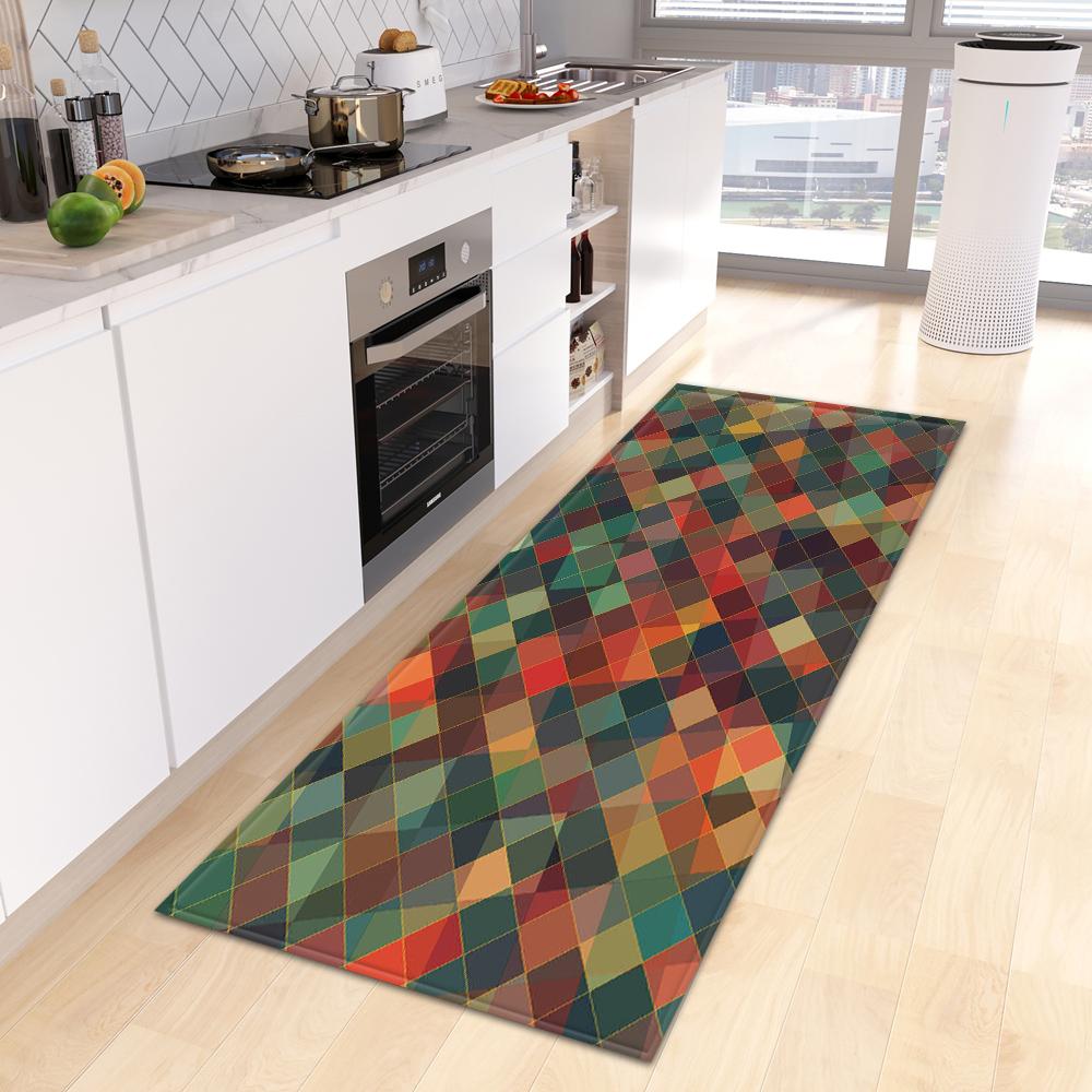 Kitchen Mat Home Bedroom Entrance Door Mat Living Room Floor Carpet Corridor Balcony Door Non-slip Carpet