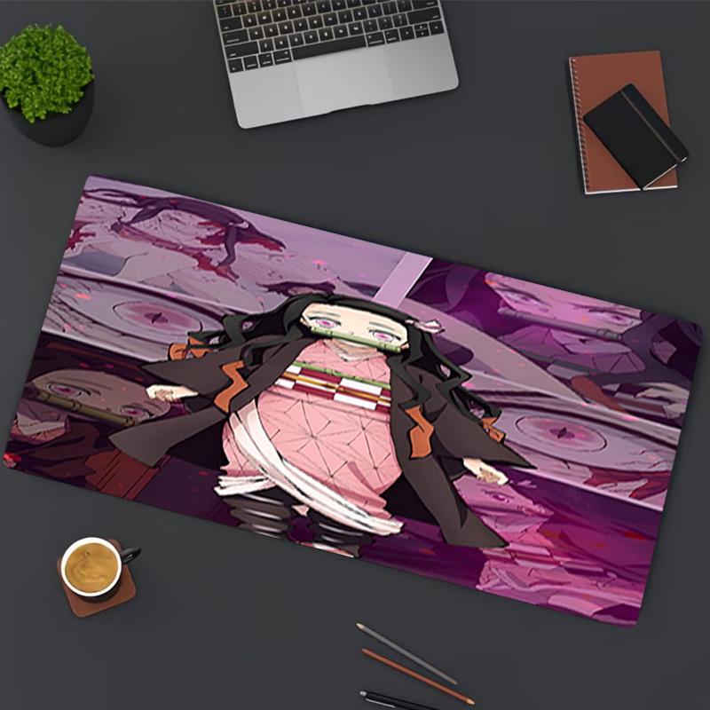 Demon Slayer Print Mouse Pad, for Keyboard Pad Laptop PC Mat for Office Home Use, Desk Decor, Perfect Birthday Gift for Gamers