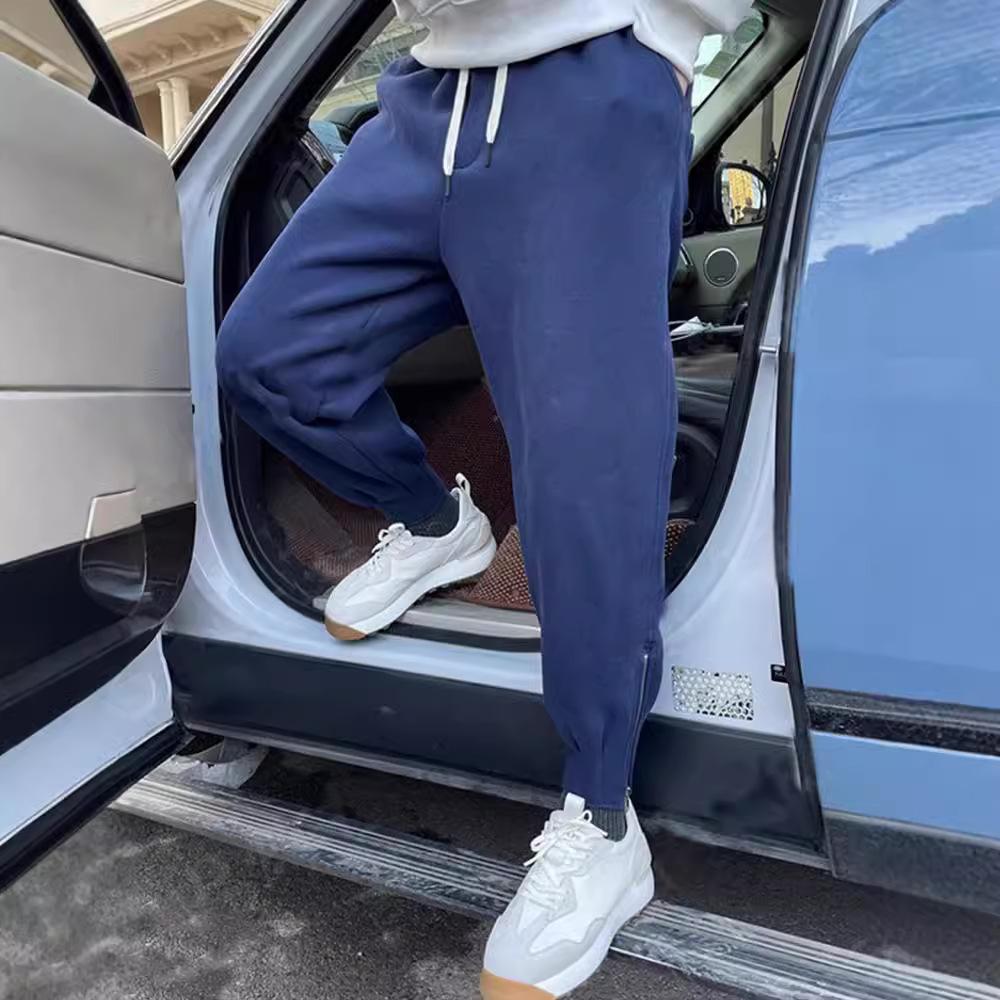 Autumn and winter new radish pants Internet celebrity loose sports casual pants trendy men solid color versatile Harlan sweatpants