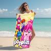 1Pc Fantasy Unicorn Sky Ride Beach Towel Microfiber Beach Towel Thin Absorbent For Beach Swimming Yoga Bath Sports 0917118