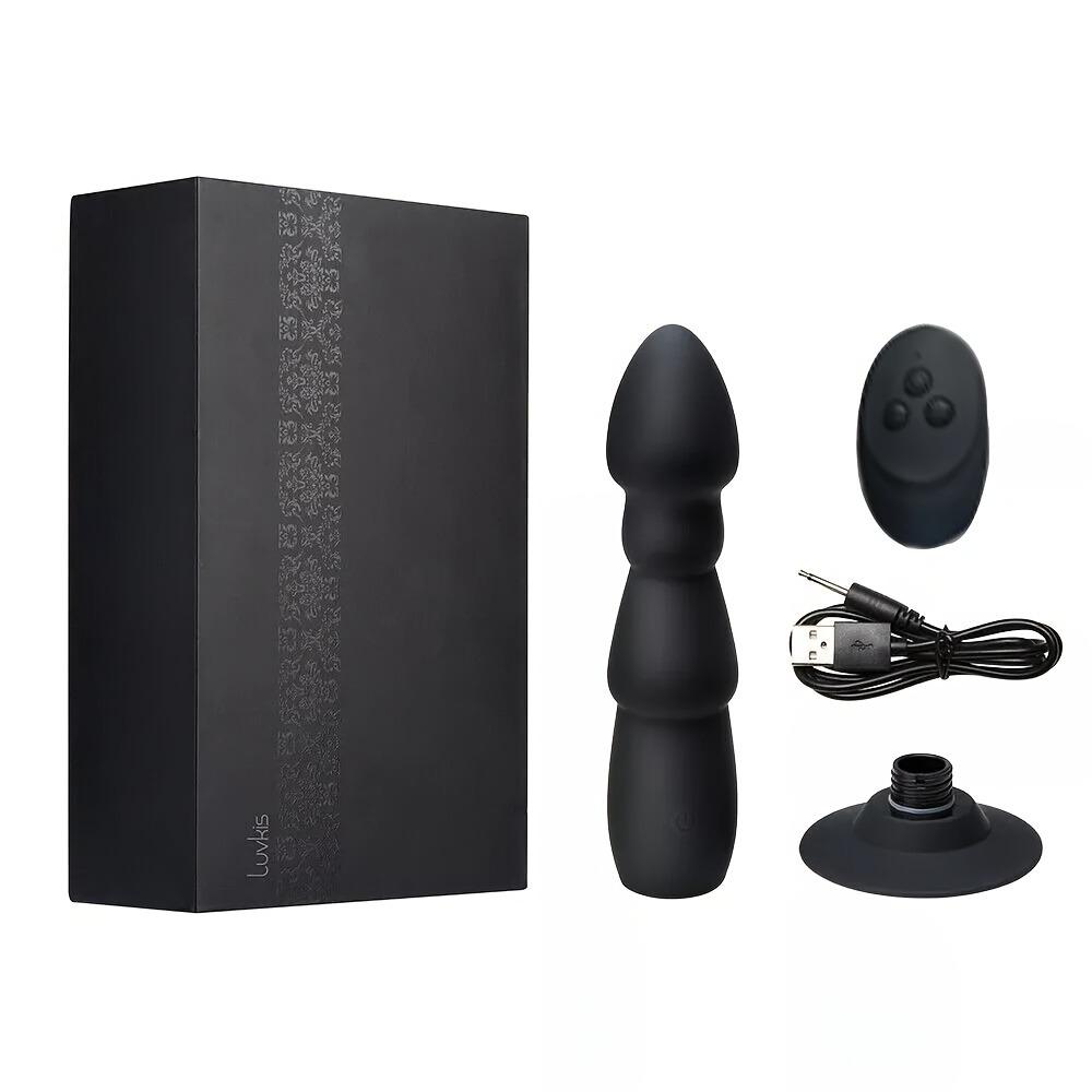 Sex Toys For Men Women Anal Plug Dildo Vibrator Large Size 10 Speeds Strong Sucker Wireless Remote Control Adult Product