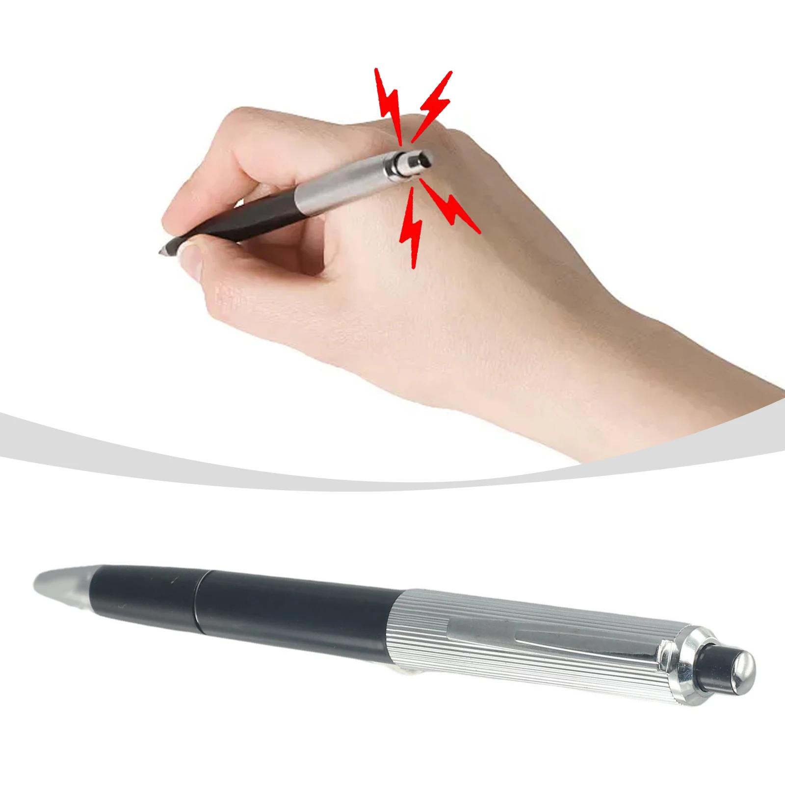 

Brand New Electric Shock Pen Novelty Gag Joke Multi-function Creative Ball Point Pen Toy Gifts For Office Students China Mainland