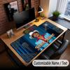 Custom Name Extended Mouse Pad,Bruno Mars Gaming Desk Mat For Home Office Desktop Decor