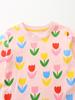 AostaBetty Floral Princess Autumn Dress for Kids - European Style Round Neck Skirt