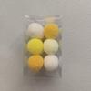 Macaron Plush Cat Toy Ball - Silent, Elastic, Self-Entertainment Teasing Toy for Pets