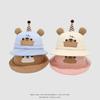 2026 Spring Unisex Baby Bucket Hat - 3D Cartoon Bear Design, Kids Fisherman Sun Hat