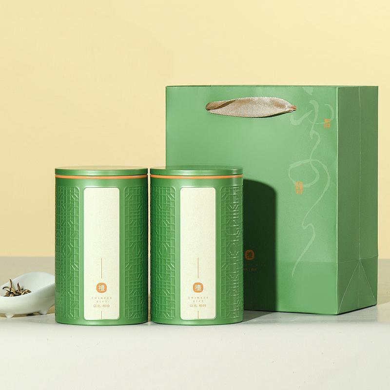 Lata de Chá Vazia para Casa Chá Verde Chá Preto Pote Selado Portátil Casa Pequena Caixa de Embalagem de Chá Latas de Armazenamento de Folha de Flandres Doméstico