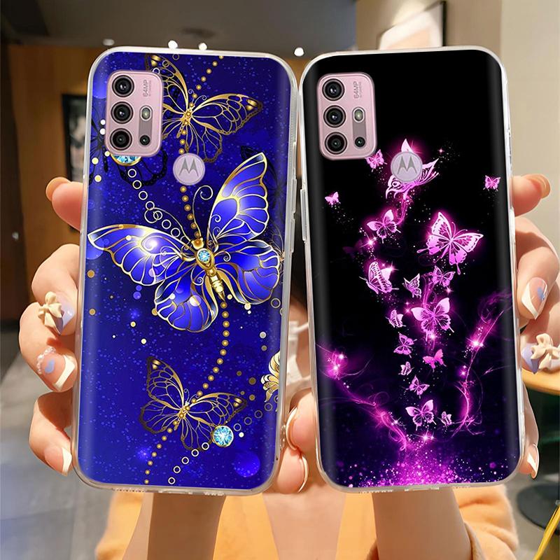 For Motorola Moto G10 G20 G30 Phone Case Cute Cartoon Painted Back Cover Soft Silicone Bumper For Moto G10 G20 G30 G60 G60s Capa