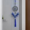 Wall Decor Feng Shui Hanging Bell Flower Plate Blue Eye Wind Chime  Courtyard Decoration