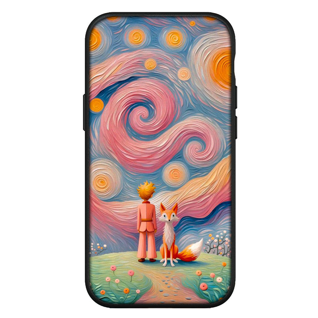 For iPhone 16 15 Xiaomi Redmi Note 13 12 11 Pro Max X 9 14 XR Samsung Galaxy A16 S24 S23 Plus A06 14C Huawei OPPO Anime The Little Prince Phone Case