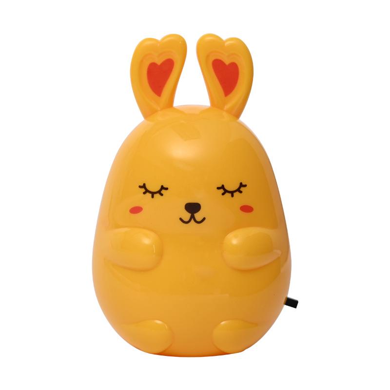 2026 Creative Cartoon Night Light - Plug-in LED with Button Switch for Energy-saving Sleep Lighting