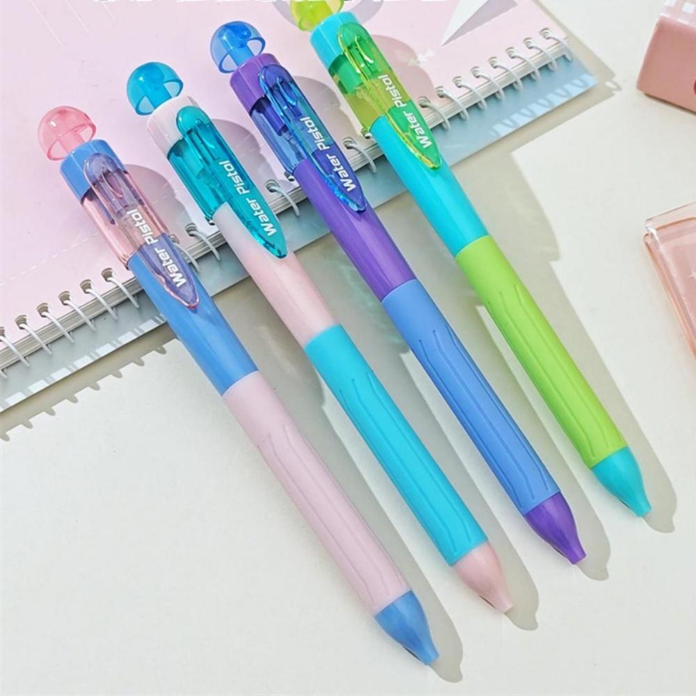 Creative Gel Pen Novelty Twist Water Spray Function Black Ink Signature Pen Campus Prank Water Spray Writable Pen Students Gifts