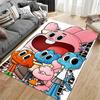 Cartoon Family Pattern Carpet suitable as a non-slip mat for the living room or bedroom sofa