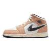 (GS) Air 1 Mid SE 'Pinselstrich-Farbspritzer' Kinder DA8006-100