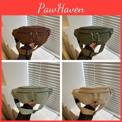 Sac de poitrine blanc tendance grande capacité avec fermeture éclair pour un usage quotidien
