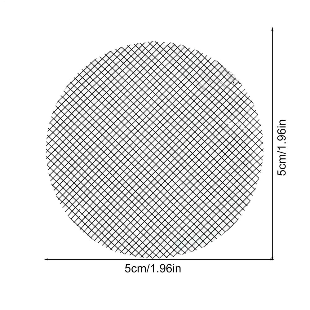 50pcs Pot Hole Mesh Pad Grid Round Drainage Hole Screen For Pot Bottom Prevent Soil Loss Bonsai Flower Plant Gardening Tools