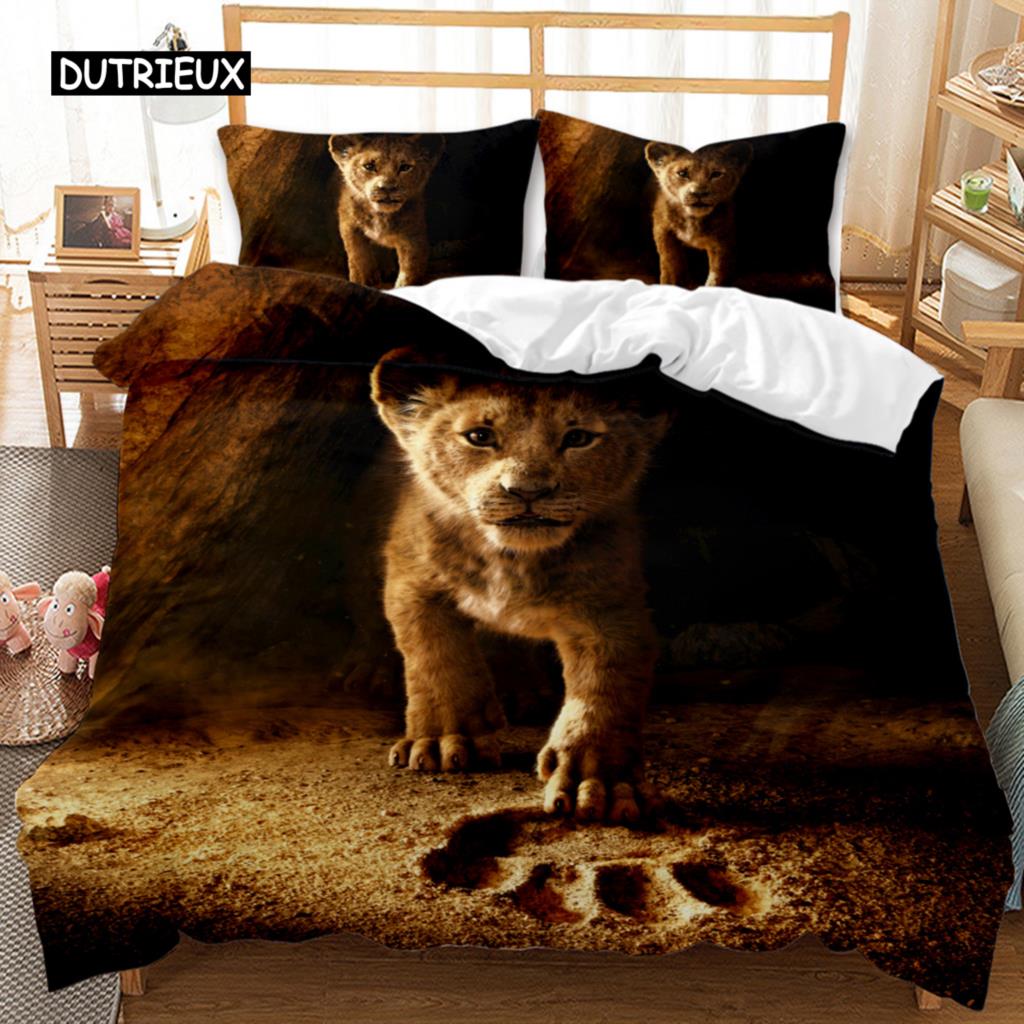 

Комплект пододеяльников с изображением льва, молния, лев, тема животных, пододеяльник, подростковый, серый, черный, двойной, размера «king-size», полиэстер, одеяло EU single(135x200cm)