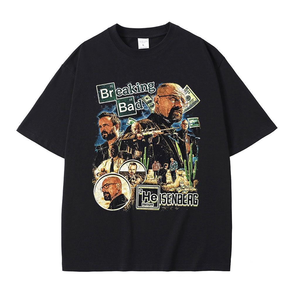Heisenberg Breaking Bad T Shirt Better Call Saul Graphic Print Tshirt Unisexs Clothing 100 Cotton Casual Short Sleeves Tee Shirt