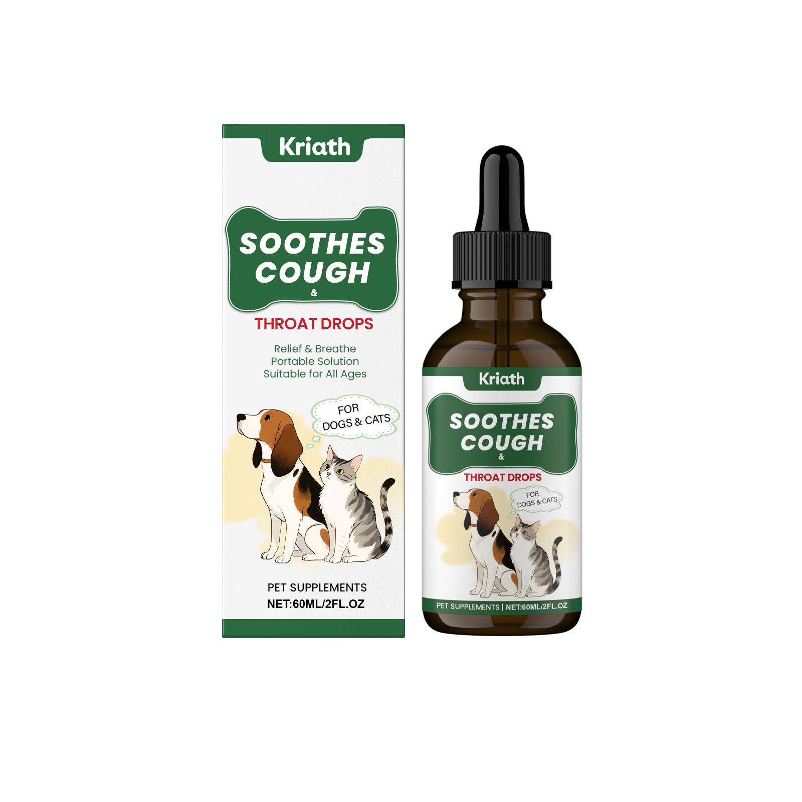 

Криат Пет Растительный Успокаивающий Раствор для Горла 60 мл - Мягкое Успокоение для Горла и Дыхательной Системы Питомцев, Пищевая Добавка