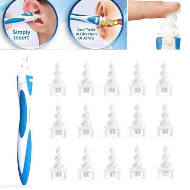 

Средство для чистки ушей, 16 насадок, сменный ушной инструмент, легкое средство для удаления ушной серы, инструменты для ухода за ушами